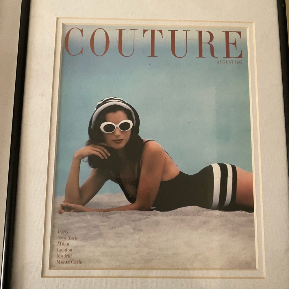 1947 Couture wall art